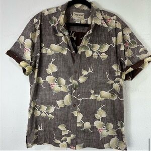 Cooke Street Honolulu Hawaiian shirt brown